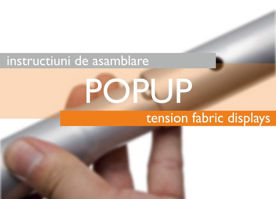 asamblare popup tesnion fabric displays