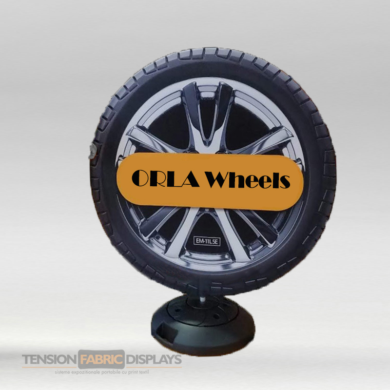 round stopper tension fabric displays textil