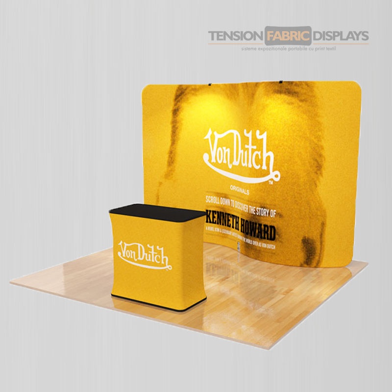 stand 3x3 tension fabric displays textil