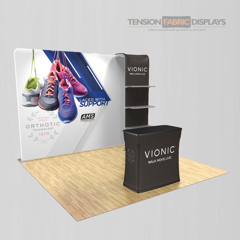 stand 3x3 tension fabric displays textil