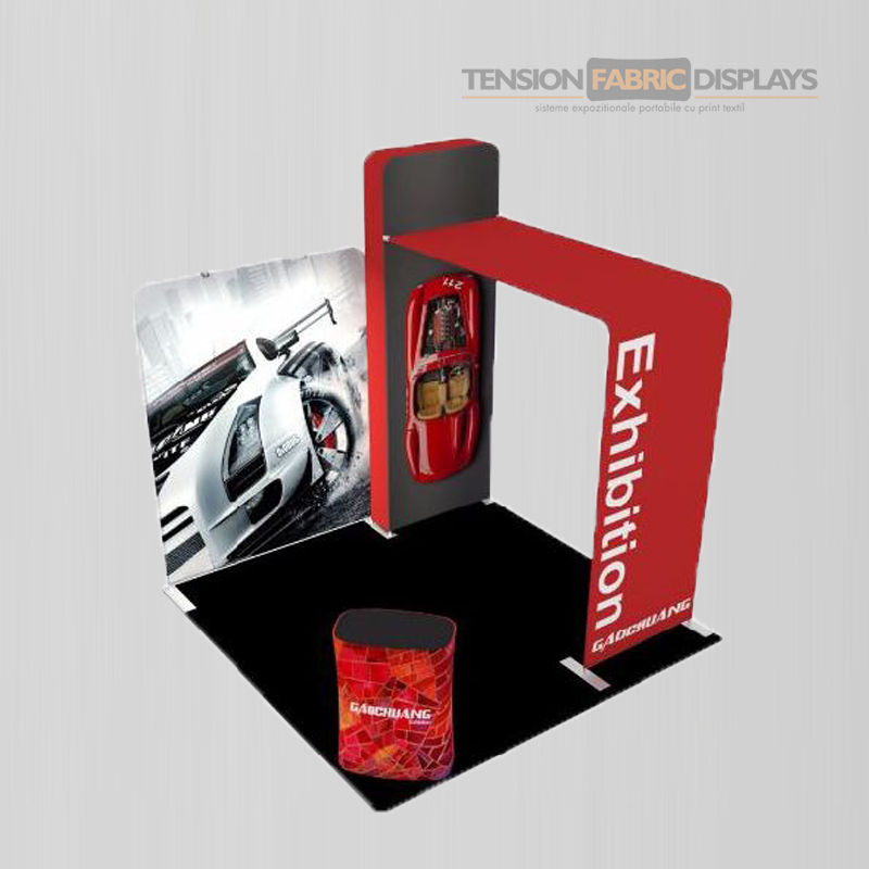 stand 3x3 tension fabric displays textil