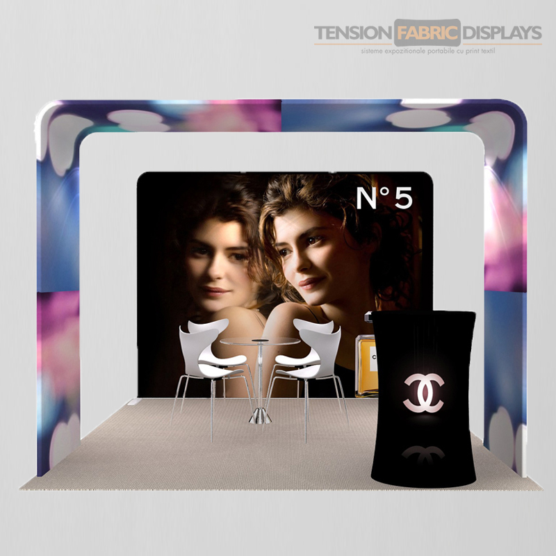 stand 3x3 tension fabric displays textil