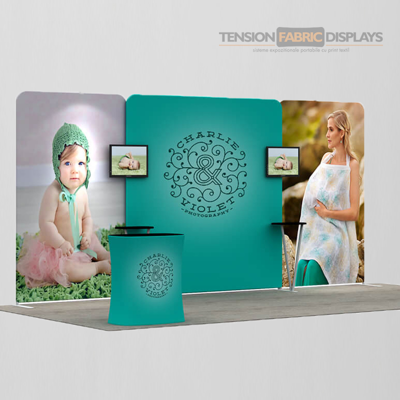 stand 3x6 tension fabric displays textil